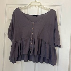Flowy grey shirt